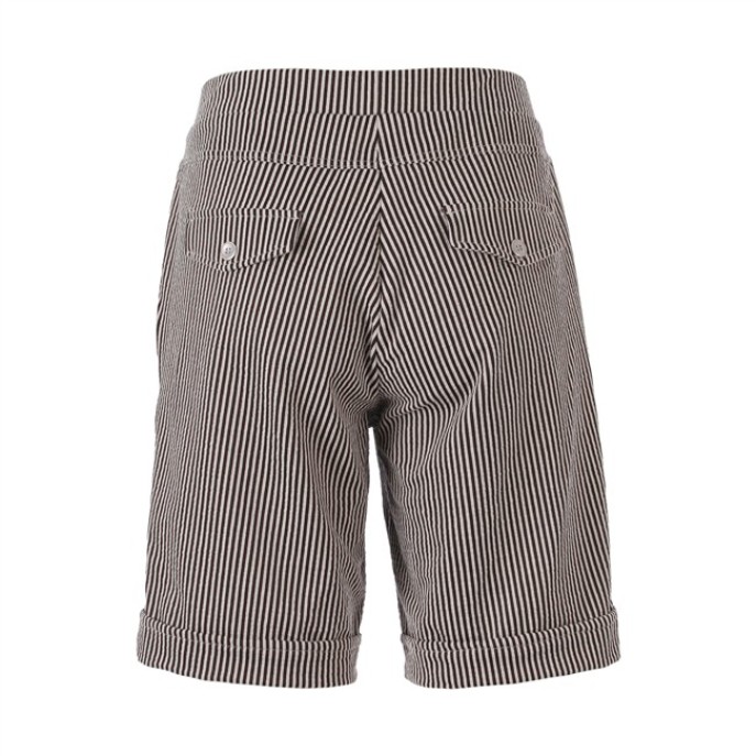 Enjoy Bermuda short strepen 923822 donker bruin Enjoy Bermuda short strepen 923822 donker bruin
